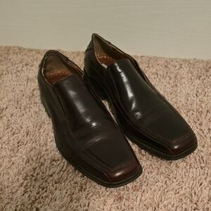 Joseph Abboud Men's Brown Leather Loafers Size 8.5M